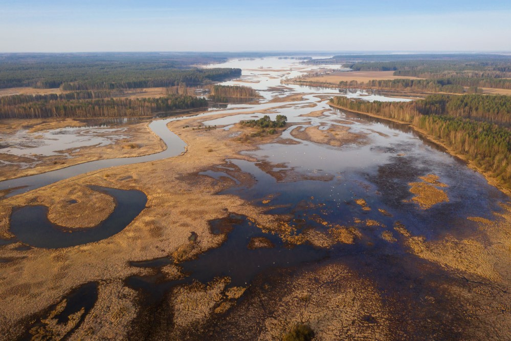 Photo of a rural floodplain