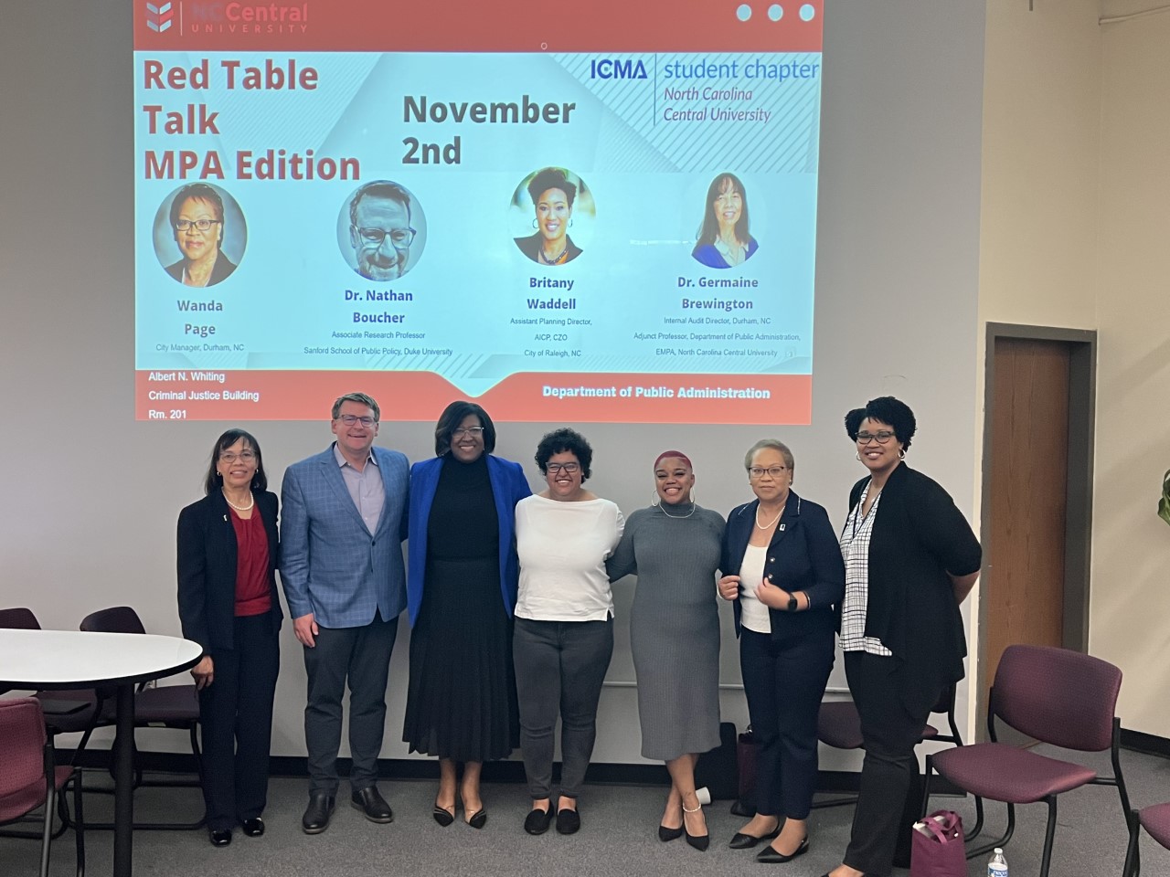 NCCU Panel Photo