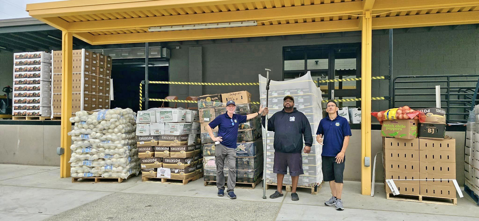Supplies coming in