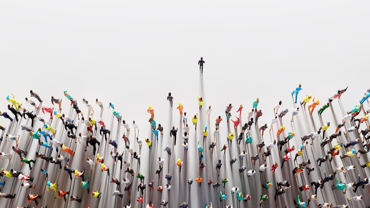 Image of person leading people 