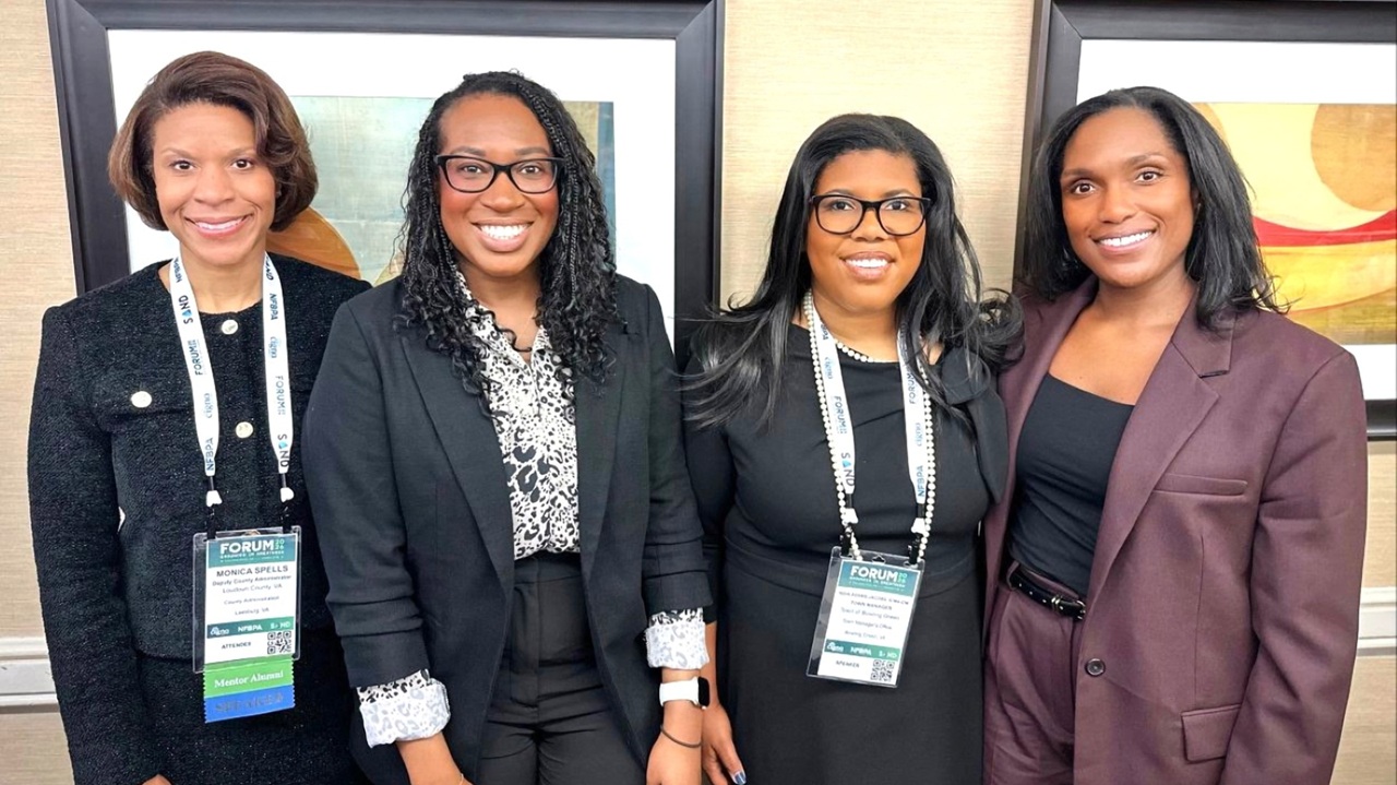 Monica Spells, Chelsea Jackson, India Adams-Jacobs, and Alethea Predeoux at NFBPA’s FORUM 2026.