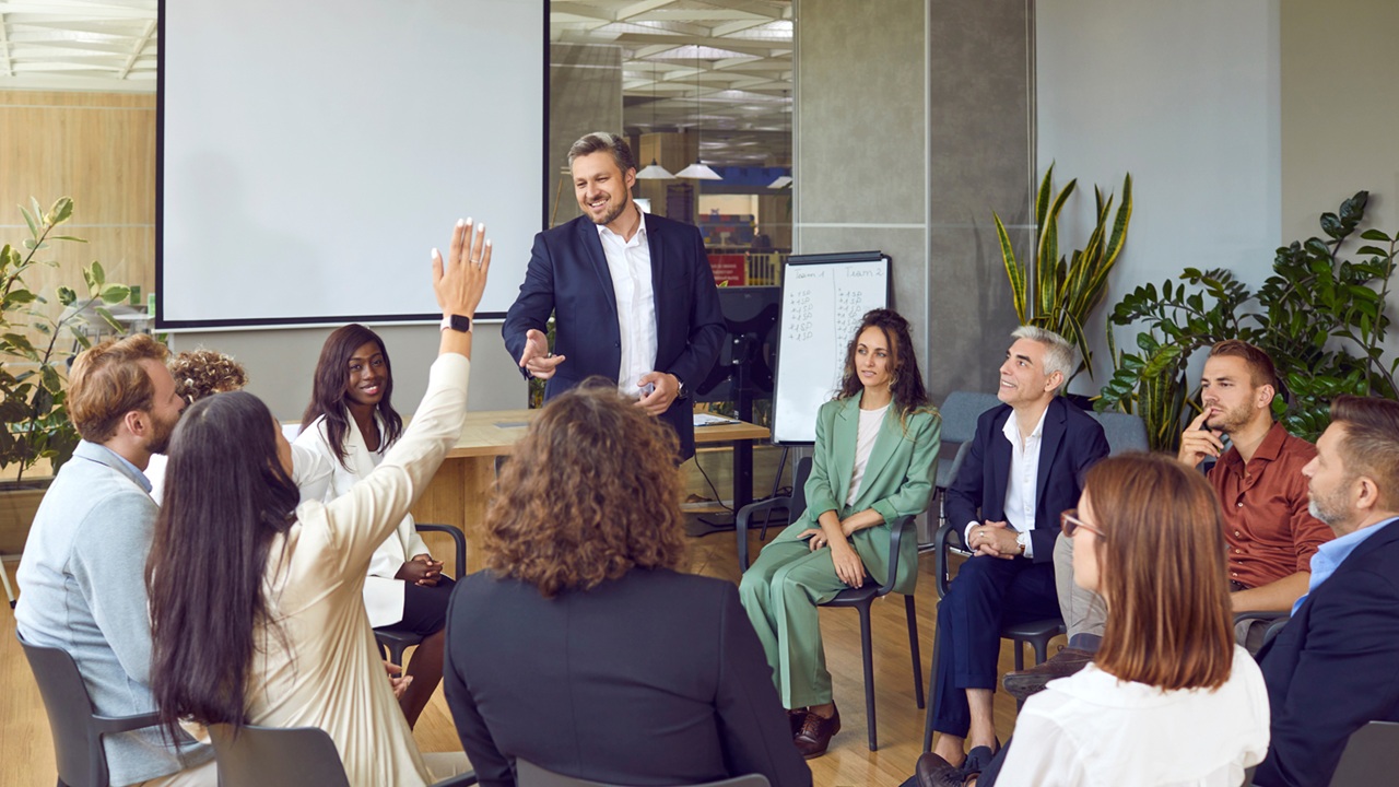 Image of people sitting in a circle
