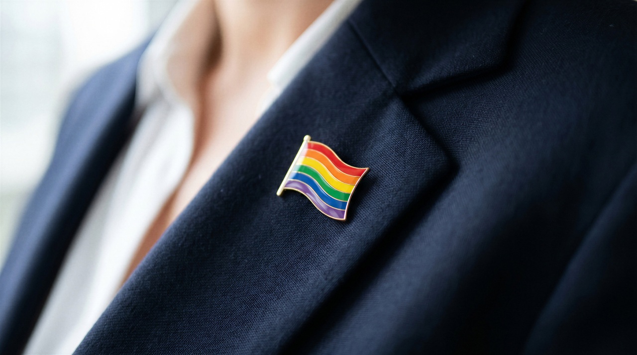 Image of pride pin