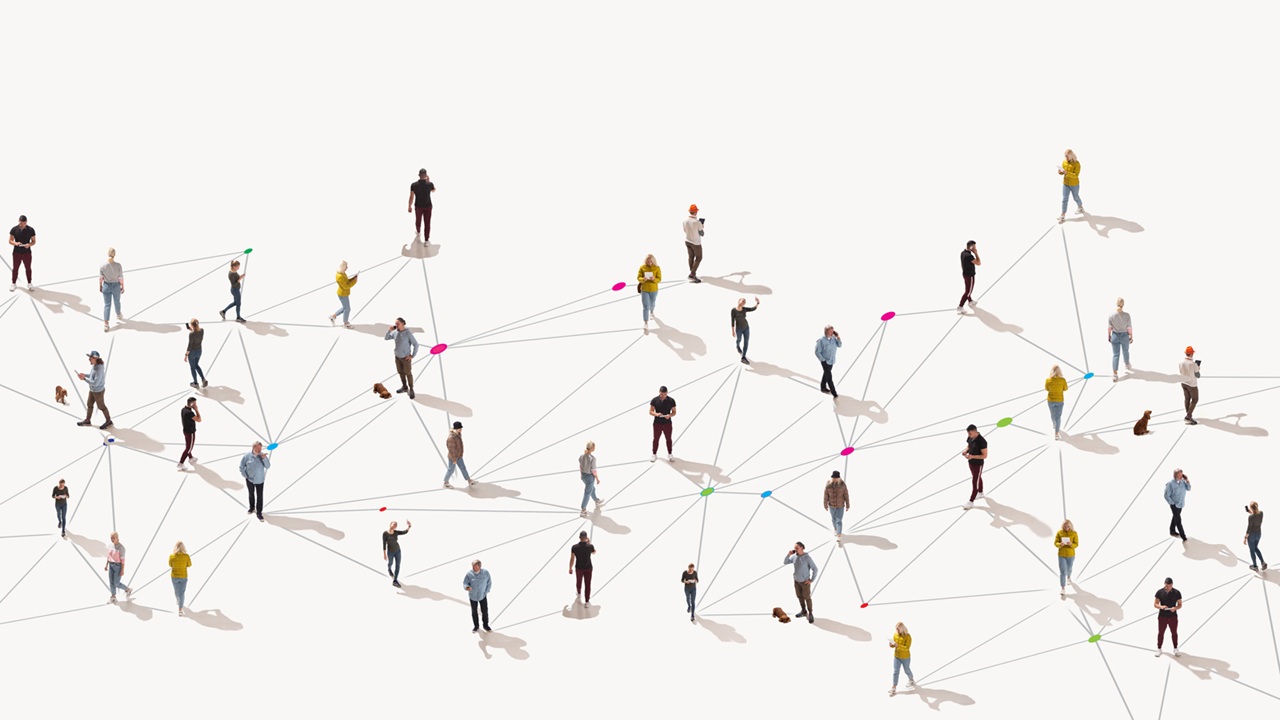 Image of connected people