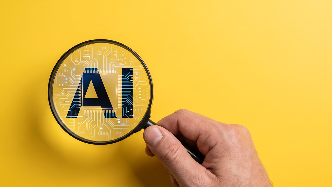 Image of AI under magnifying glass