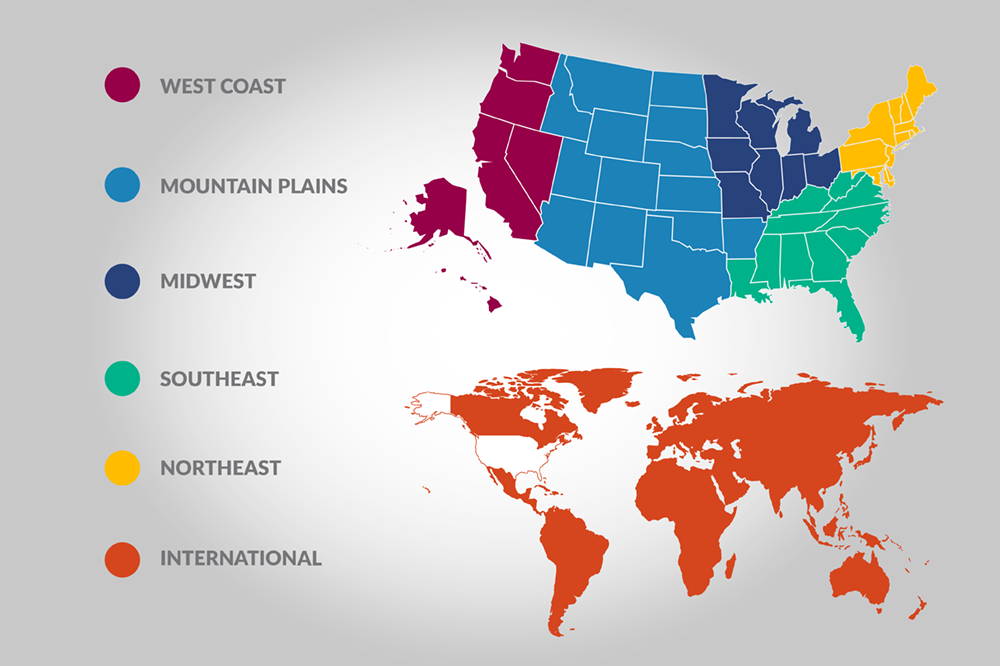 ICMA Regional Map