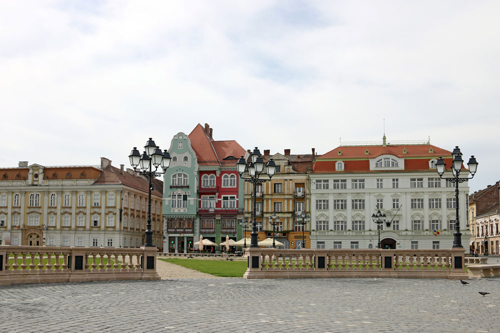 Union Square in Timisoara, Romania Union Square in Timisoara, Romania