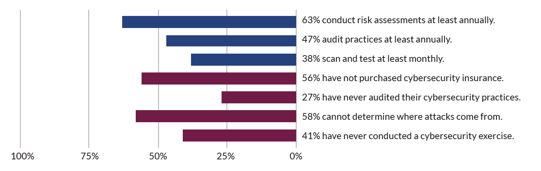 Local Government Cybersecurity Practices (n=350)