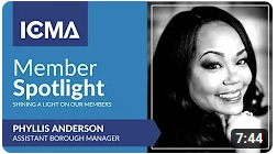 ICMA Members Spotlight: Phyllis Anderson