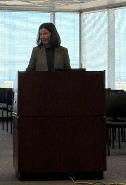 Lviv City Council staff presenting