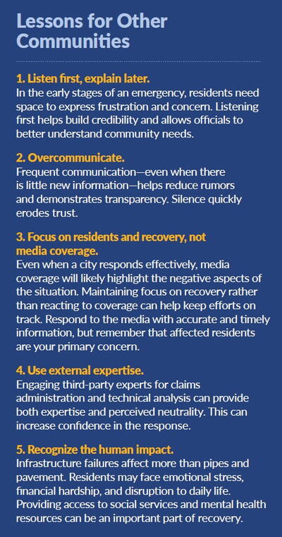 Lessons for Other Communities