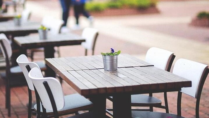 Public spaces outdoor seating