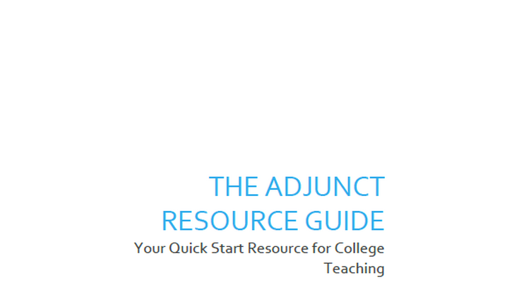 Adjunct Resource Guide 