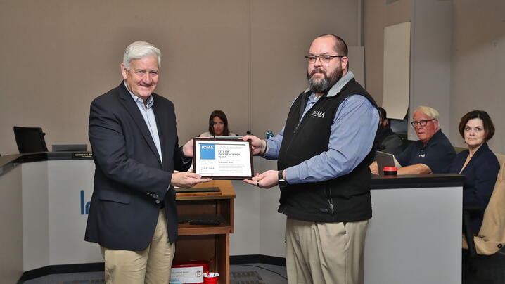 Council-Manager recognition ceremony.