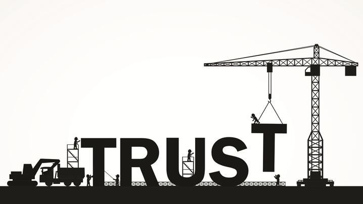 Image of the word "TRUST"