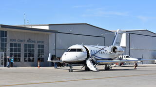 Photo of airplane on the tarmac at Sioux County regional airport