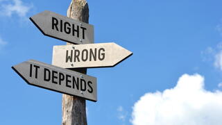 Image of ethical road signs