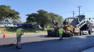 High Reclaimed Asphalt Pavement Project, Richmond, British Columbia, Canada