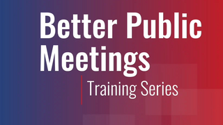 Better Public Meetings