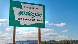 Washington state sign