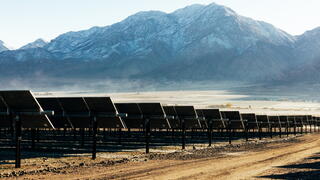 Clover Creek solar array. 
