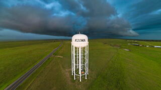 Photo of the town of Kiowa, Colorado
