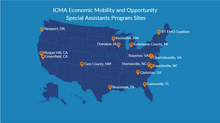 Map of EMO SA Program Host Communities