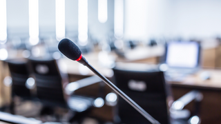 microphone on table microphone on table
