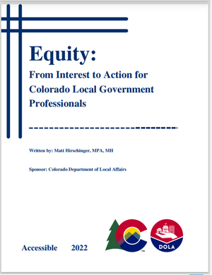 Equity Guidebook for Colorado Local Government Professionals