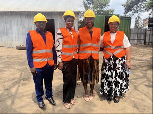 Salma and members of Arusha City Council