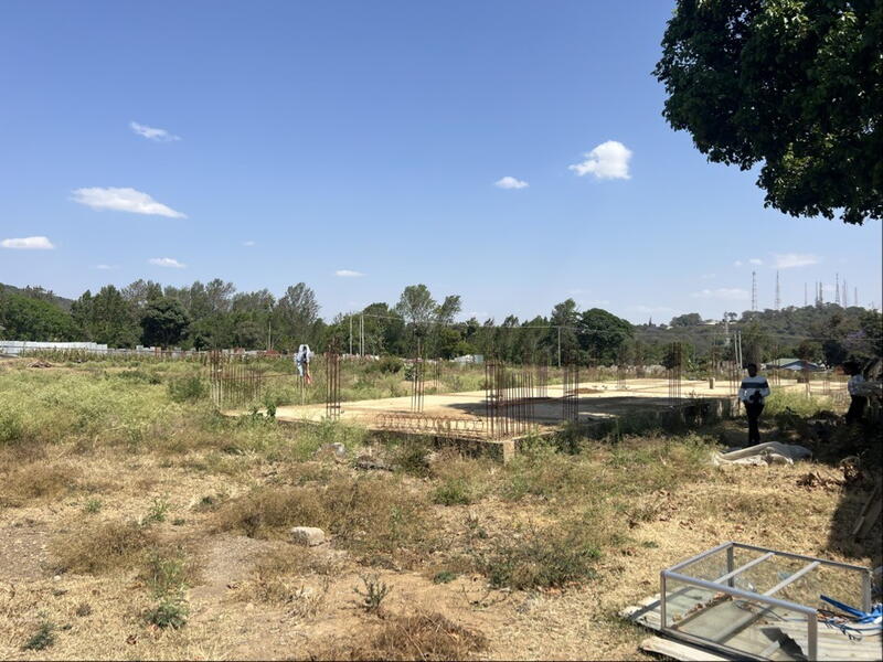 The foundation of Themi Bus Stand